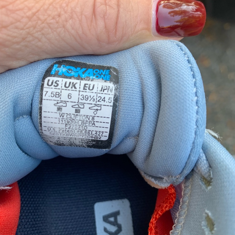 Hoka One One Blue Sneakers